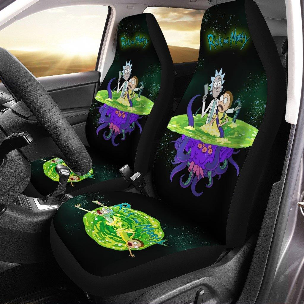 Magic Rick and Morty Car Seat Covers
