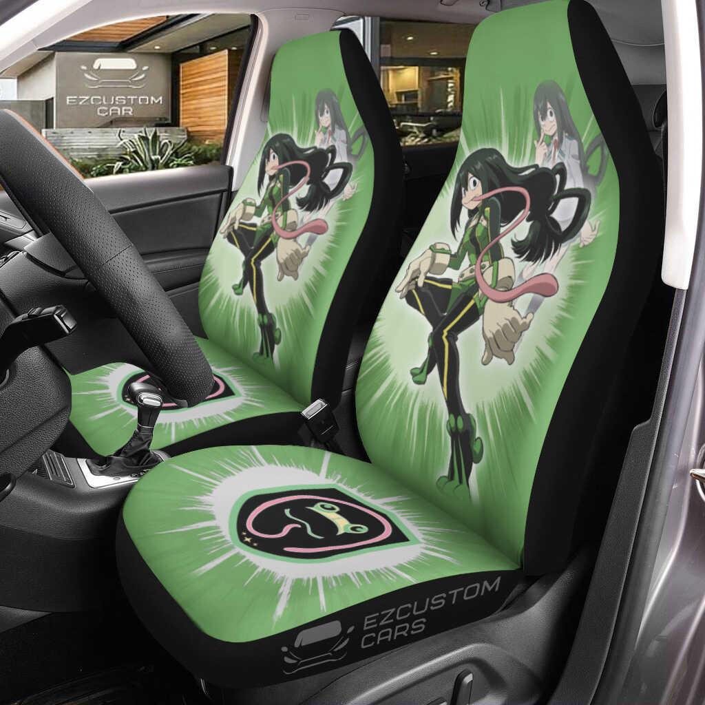 My Hero Academia Anime Seat Belt Covers Asui Tsuyu MHA