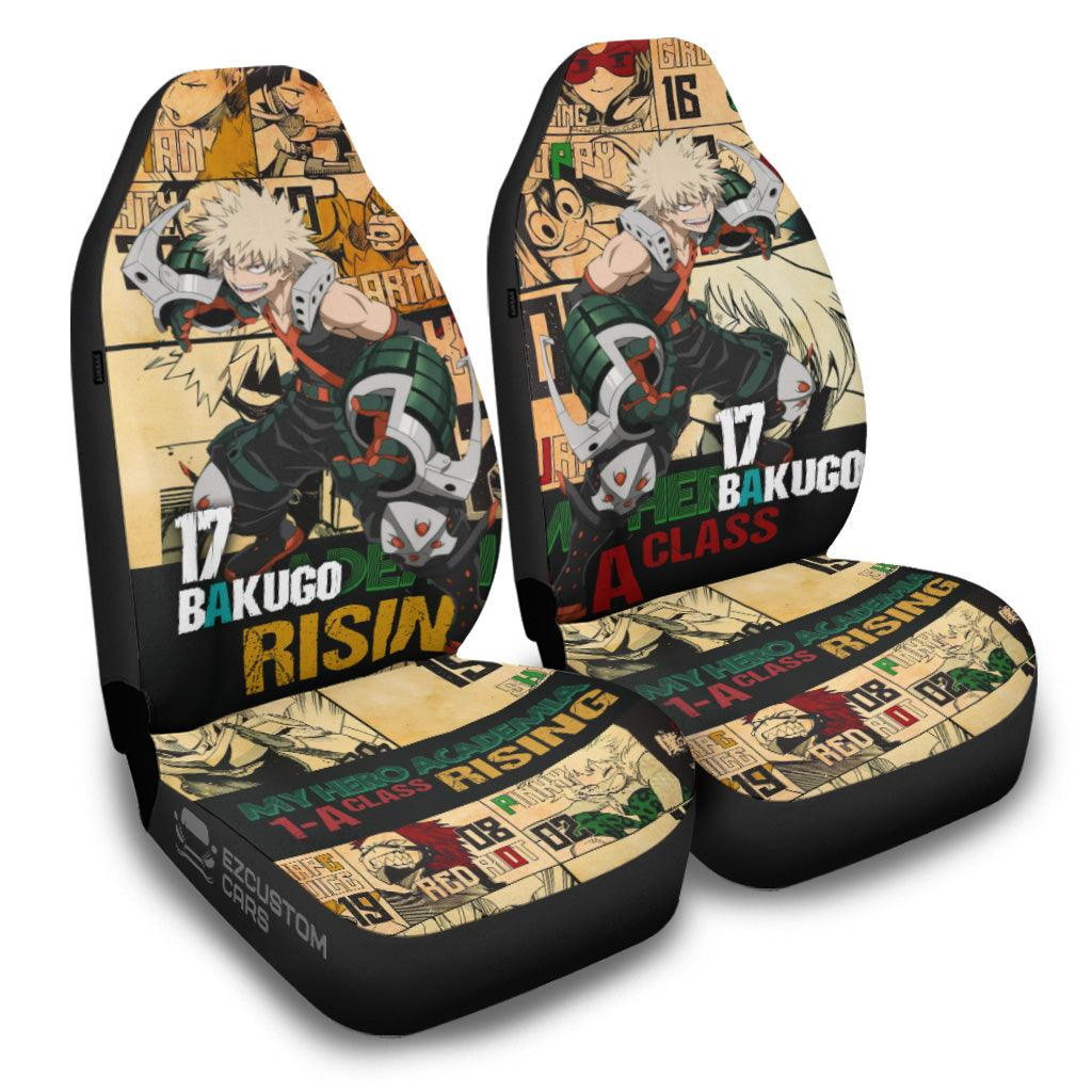 My Hero Academia Car Accessories Anime Car Seat Covers Bakugo Hero