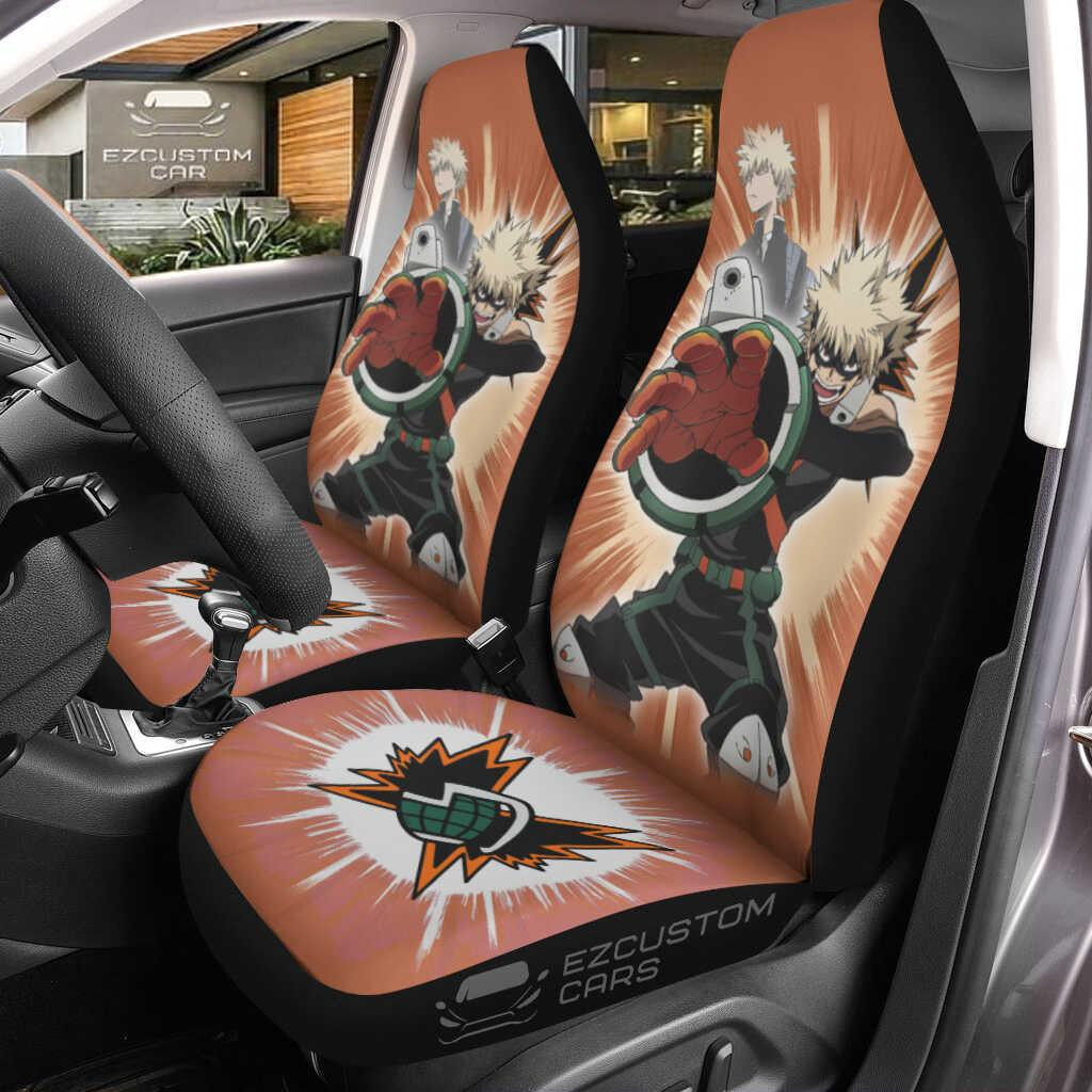 My Hero Academia Car Accessories Anime Car Seat Covers Katsuki Bakugo