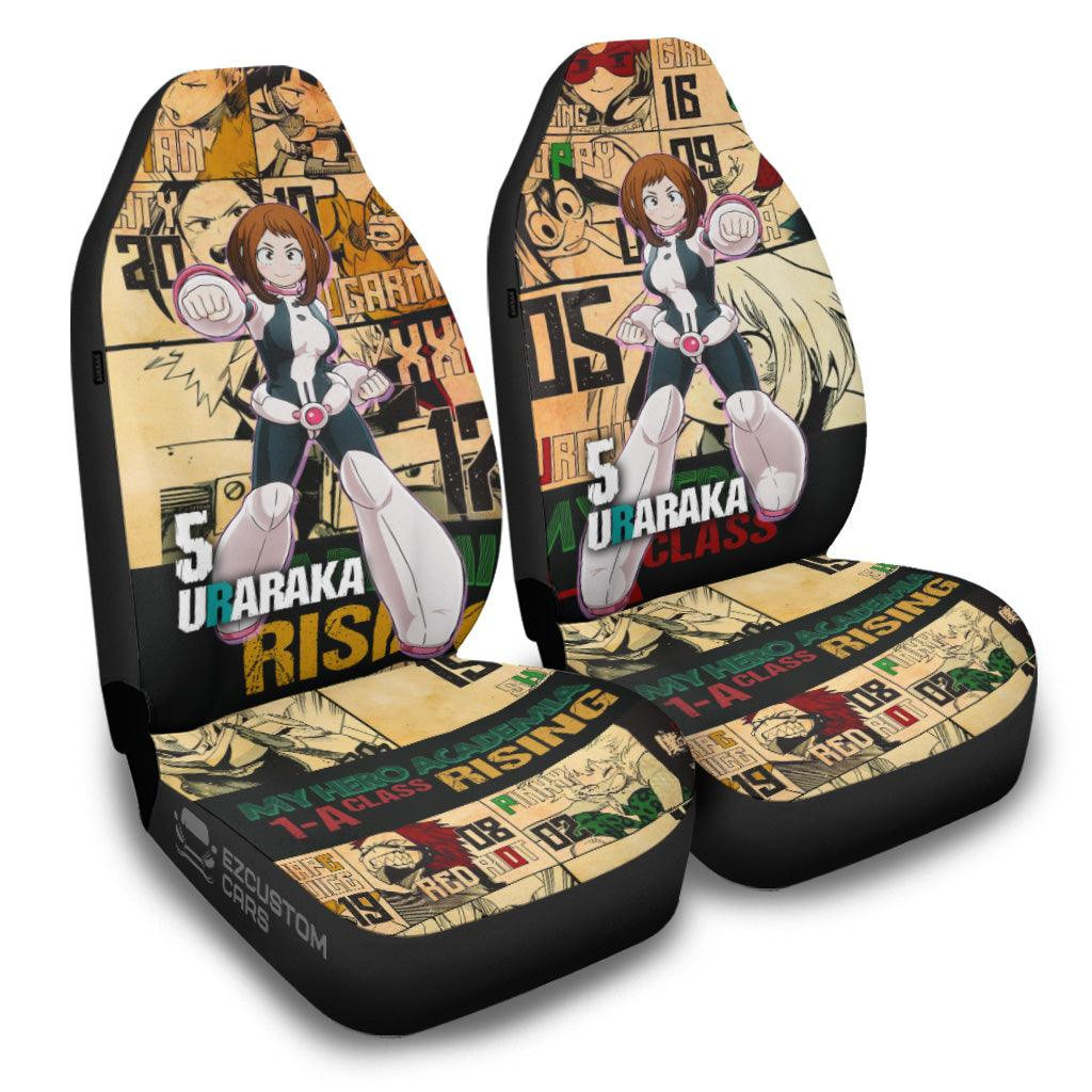 My Hero Academia Car Accessories Anime Car Seat Covers Ochaco Uraraka Hero