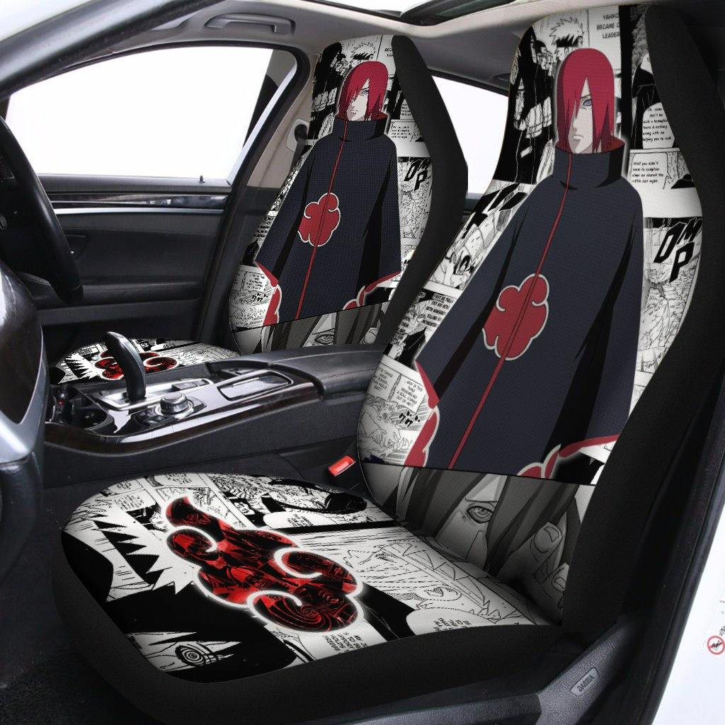 Nagato Akatsuki Naruto Shippuden Car Seat Covers Anime Car Decor