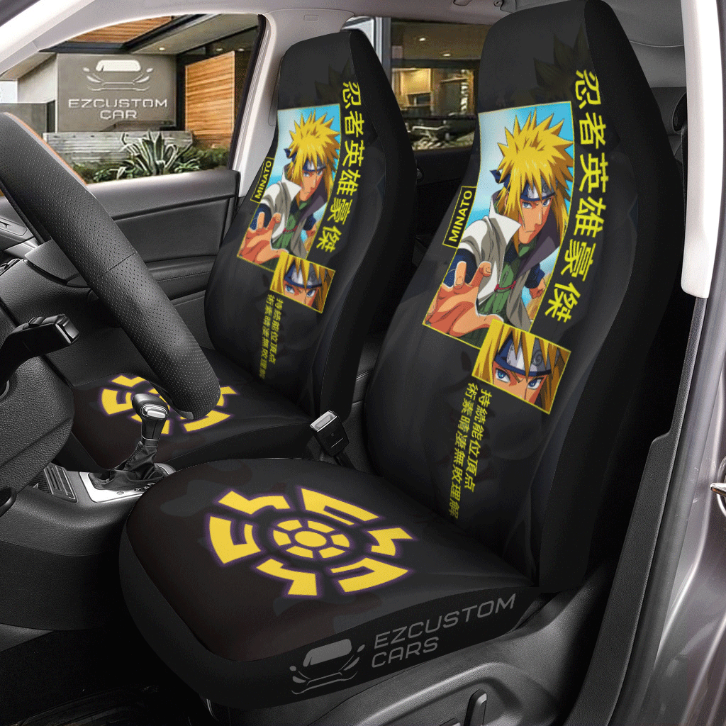 Namikaze Minato Naruto Anime Car Seat Covers