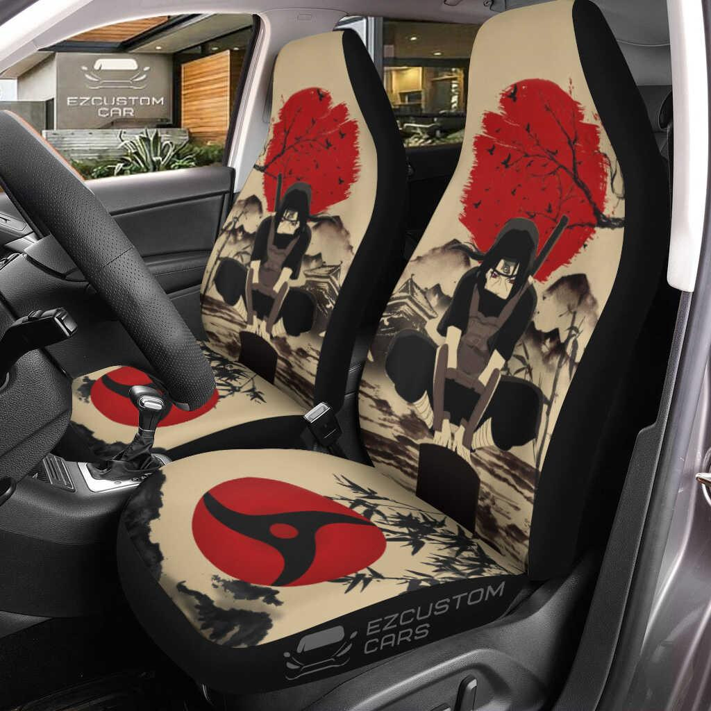 Naruto Anime Car Seat Covers Itachi Uchiha Mix Antique Artwork