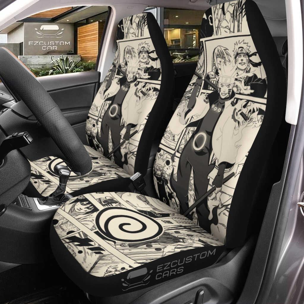 Naruto Anime Car Seat Covers Naruto Uzumaki Mix Antique Artwork