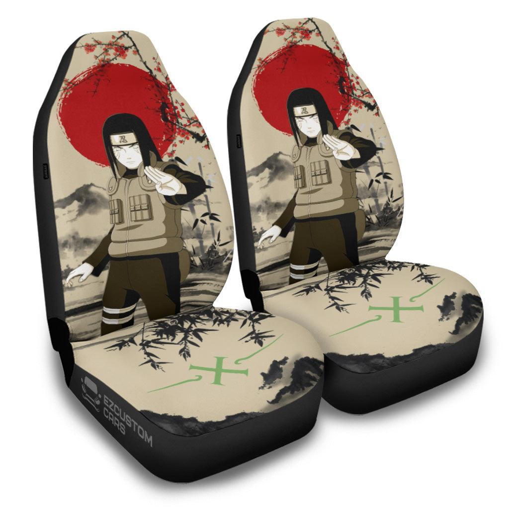 Naruto Anime Car Seat Covers Neji Hyuga Mix Antique Artwork