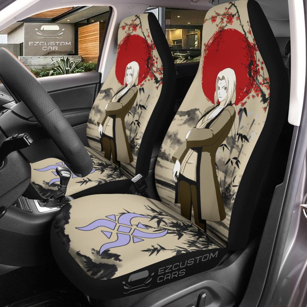 Naruto Anime Car Seat Covers Tsunade Mix Antique Artwork