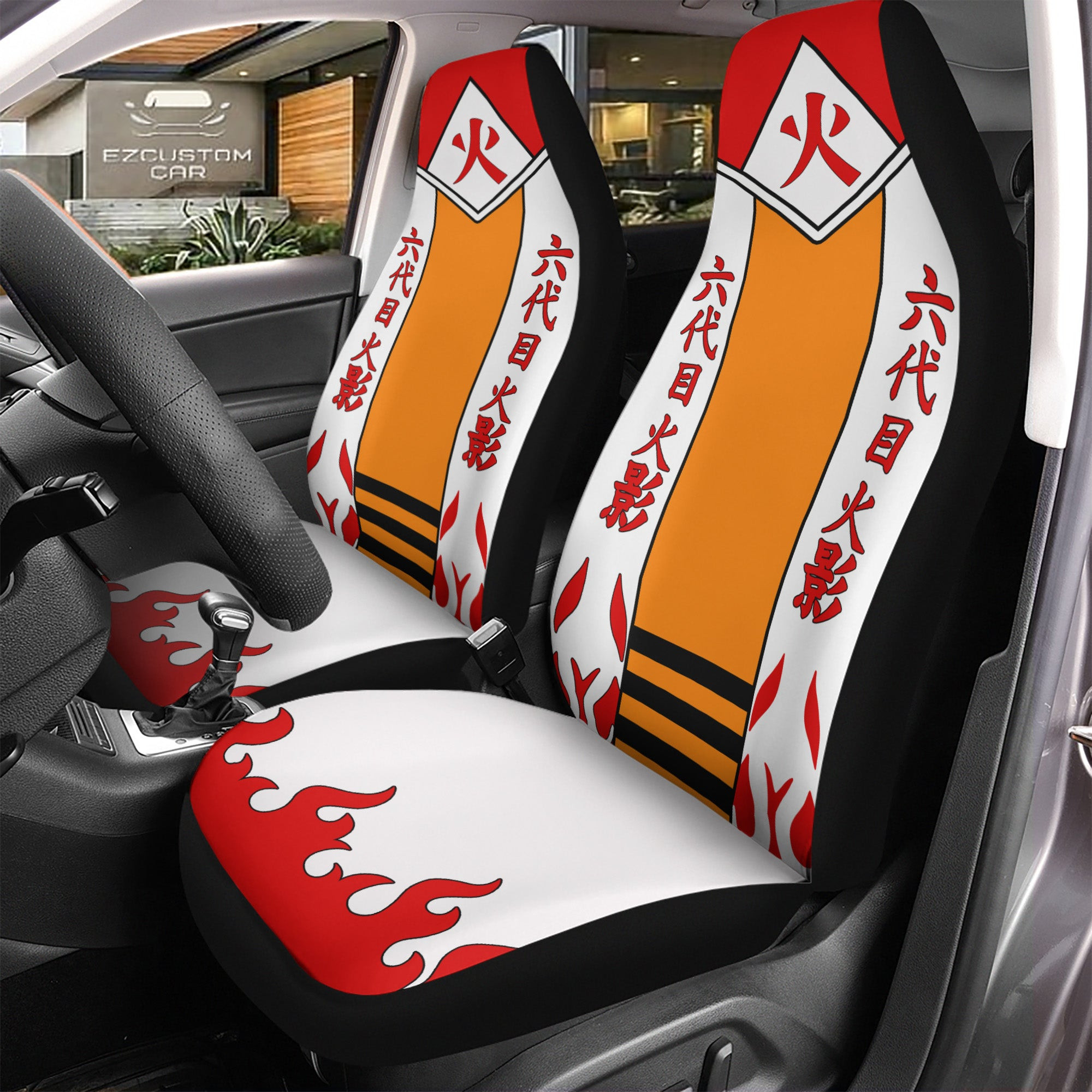Naruto Hokage Car Seat Covers – Personalized for Anime Car Accessories