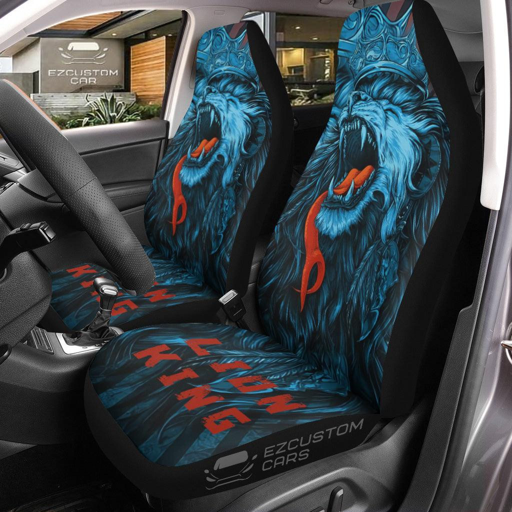 Summer Lion Car Seat Covers Custom Lion Car Accessories