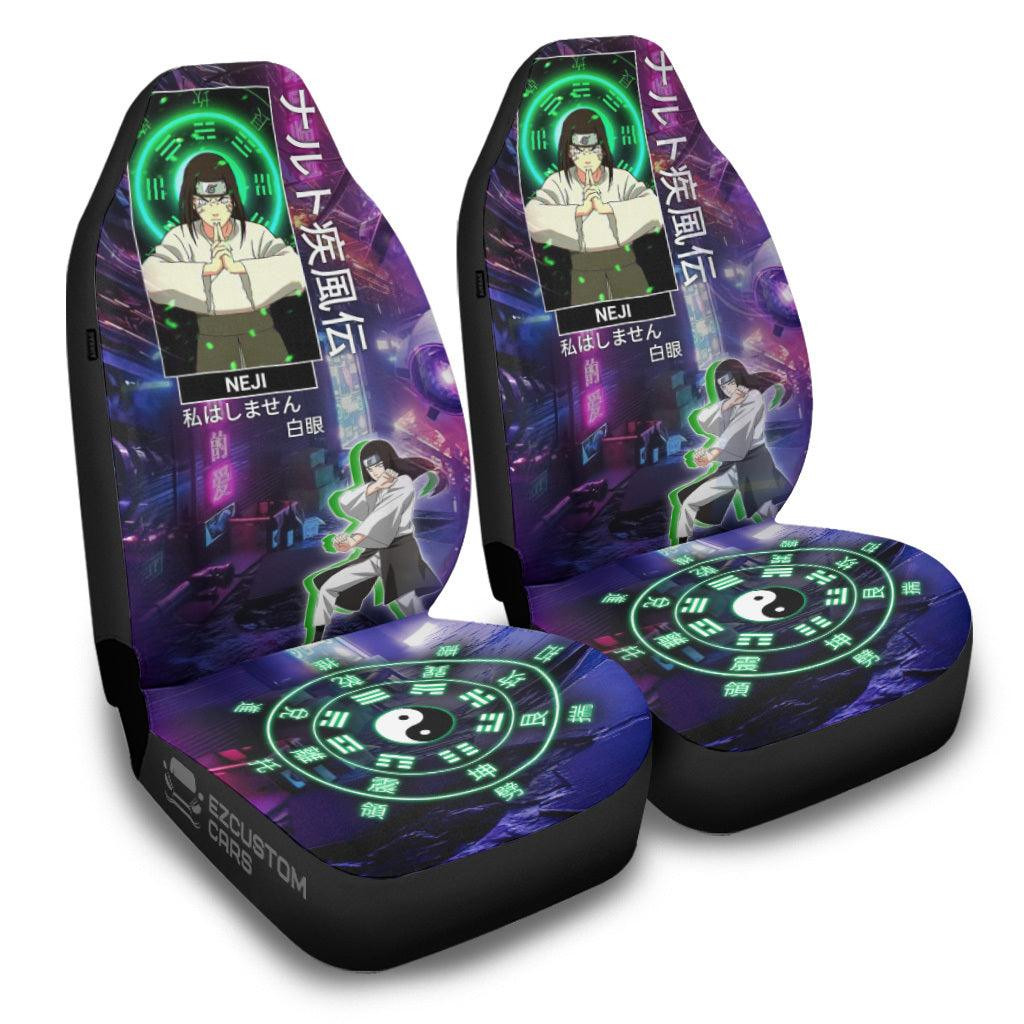 Neji Hyuga Naruto Anime Car Seat Covers