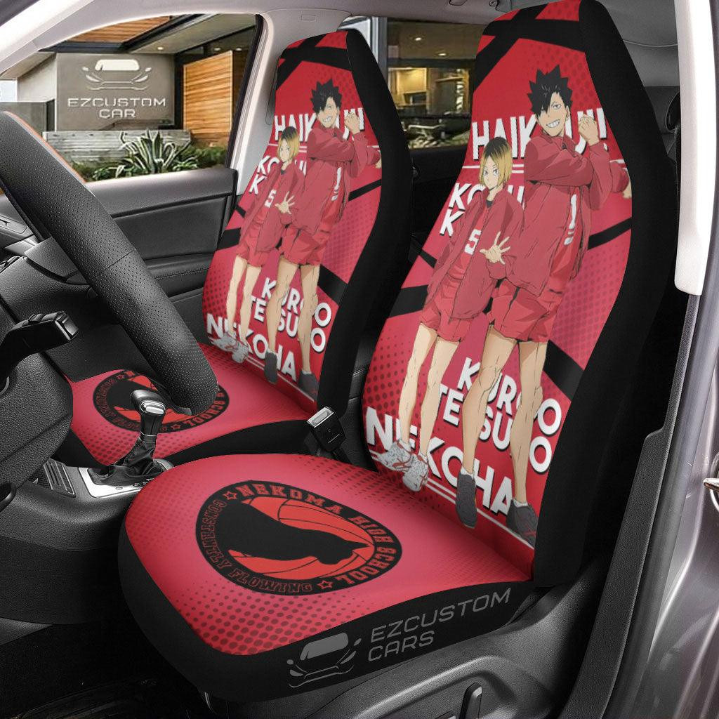 Haikyuu Anime Car Seat Covers Nekoma