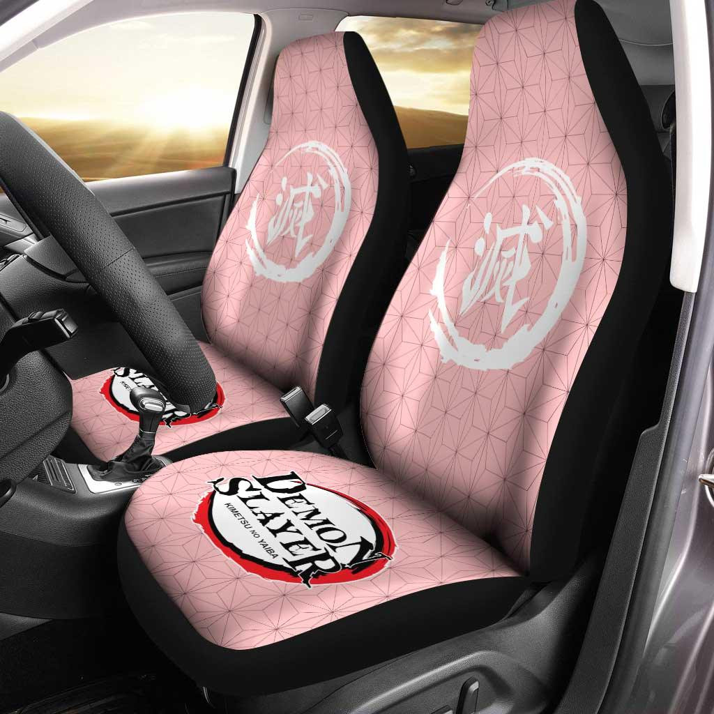 Nezuko Kamado Demon Slayer Car Mats x Seat Covers Set