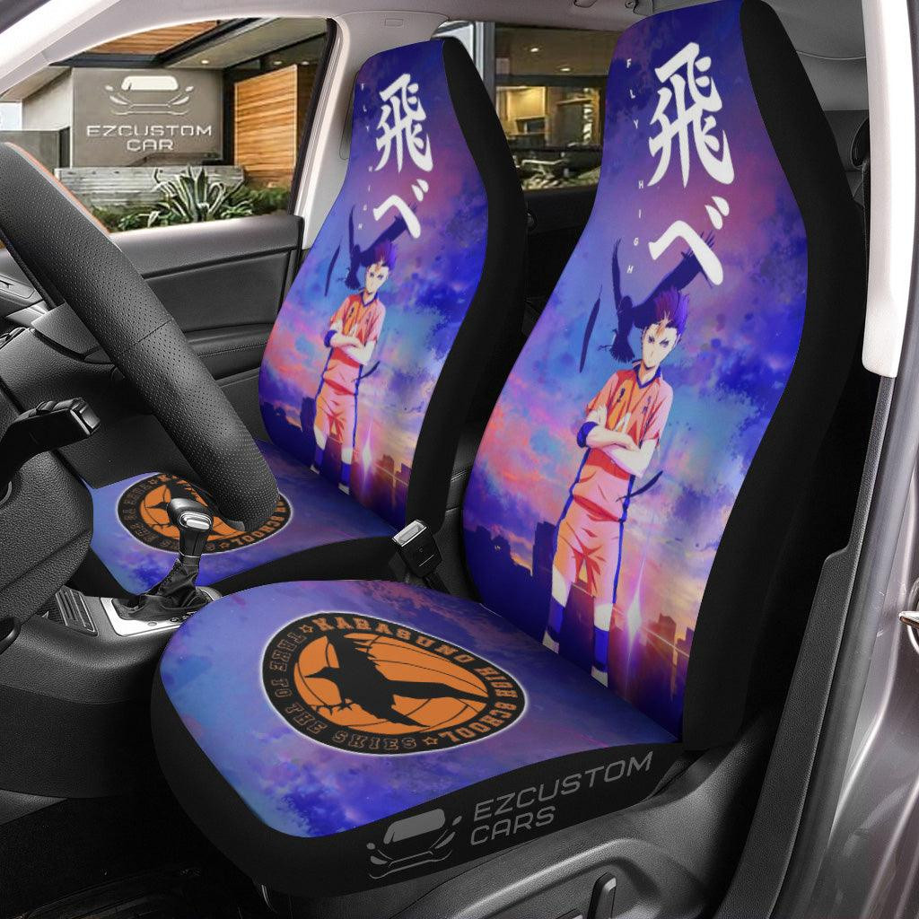 Nishinoya Haikyuu Anime Car Seat Covers