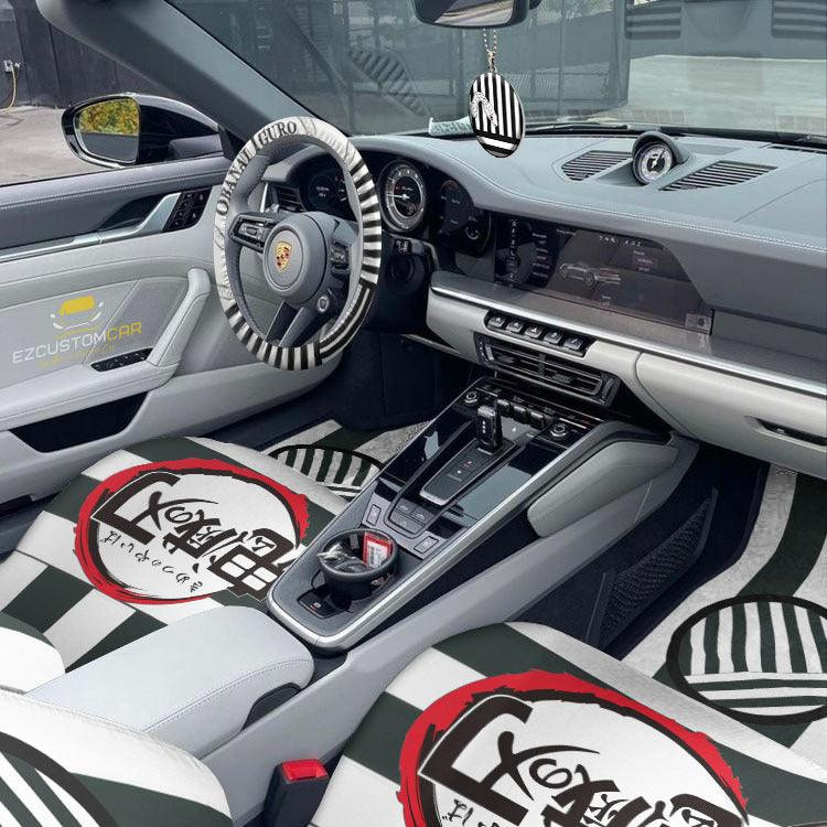 Obanai Iguro Car Mats x Seat Covers