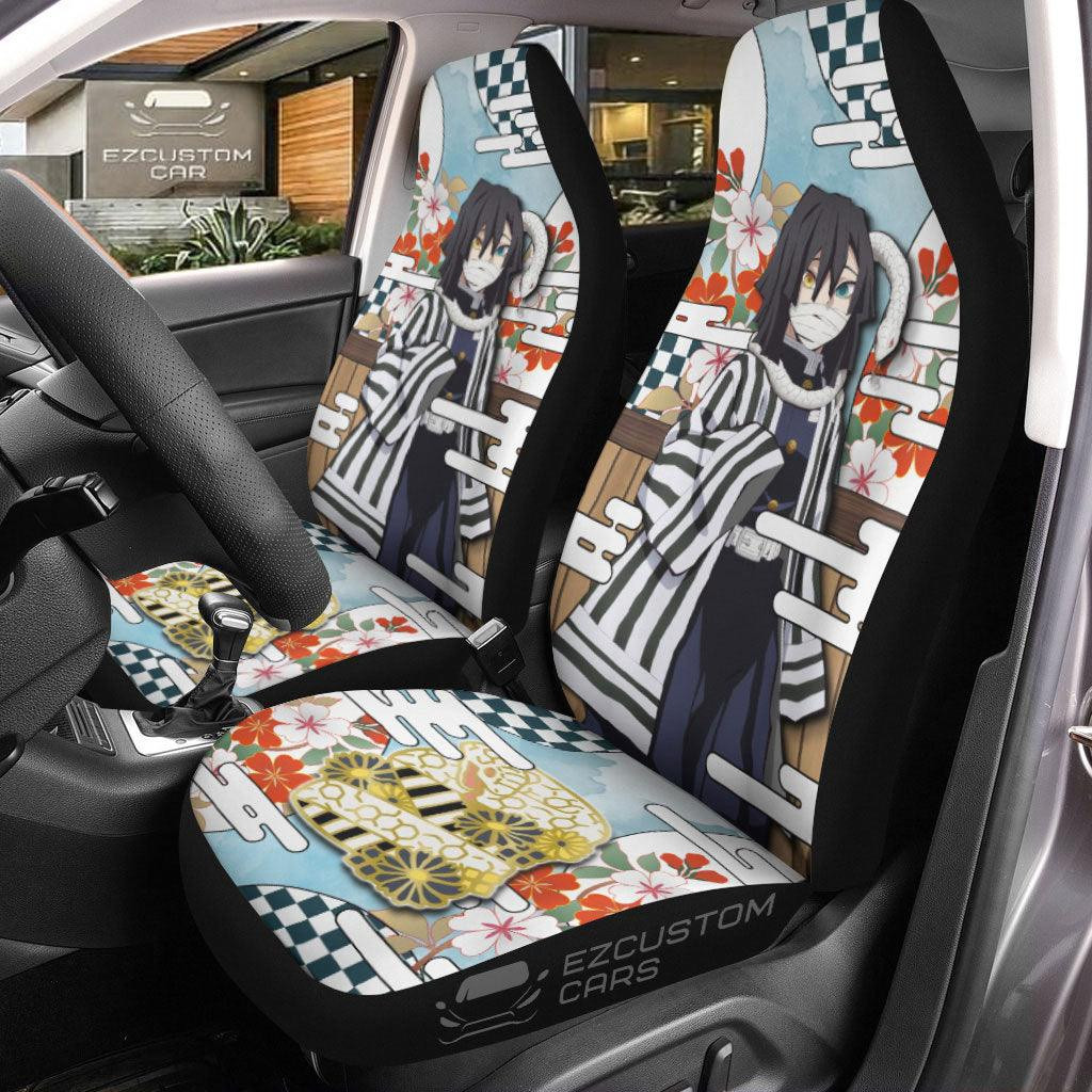 Obanai Iguro Car Seat Covers Custom for Demon Slayer Anime Car Decor