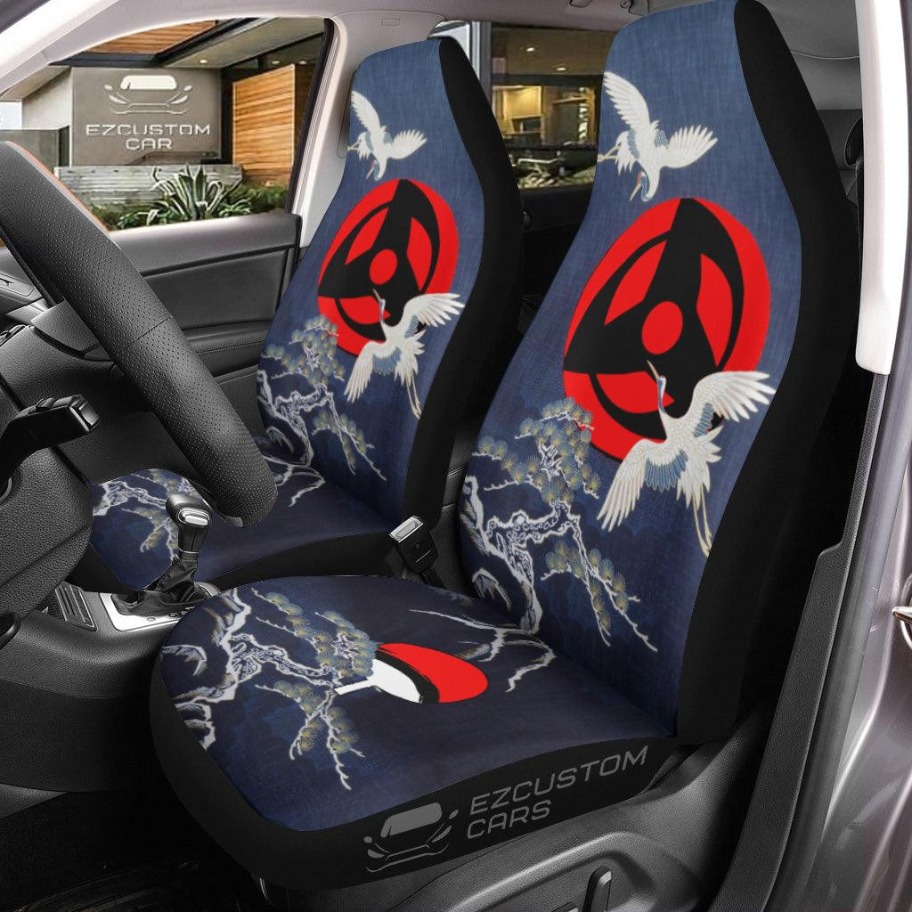 Sharingan Car Seat Covers Custom Anime Naruto Anime Car Decor
