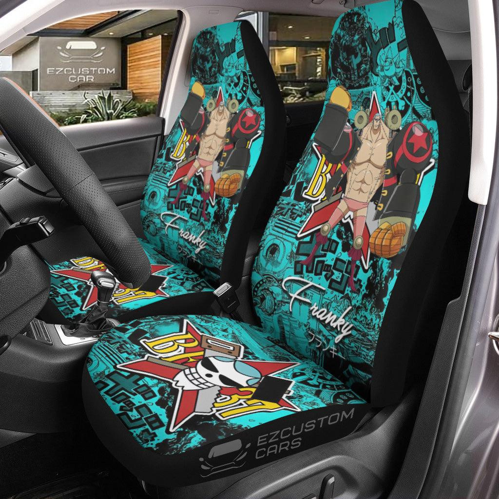 Franky One Piece Anime Seat Belt Covers Anime Car Accessories