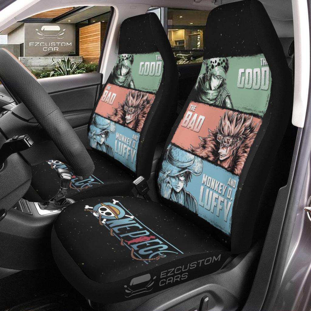 One Piece Car Accessories Anime Car Seat Covers D. Water Law