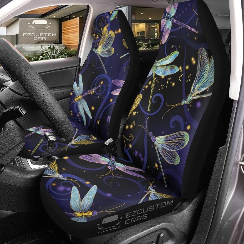 Pattern Dragonfly Car Seat Covers Custom Dragonfly Car Accessories