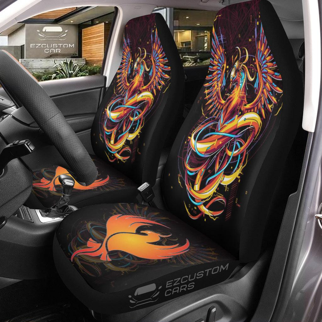 Phoenix Mythical Creatures Car Seat Covers Custom Car Accessories