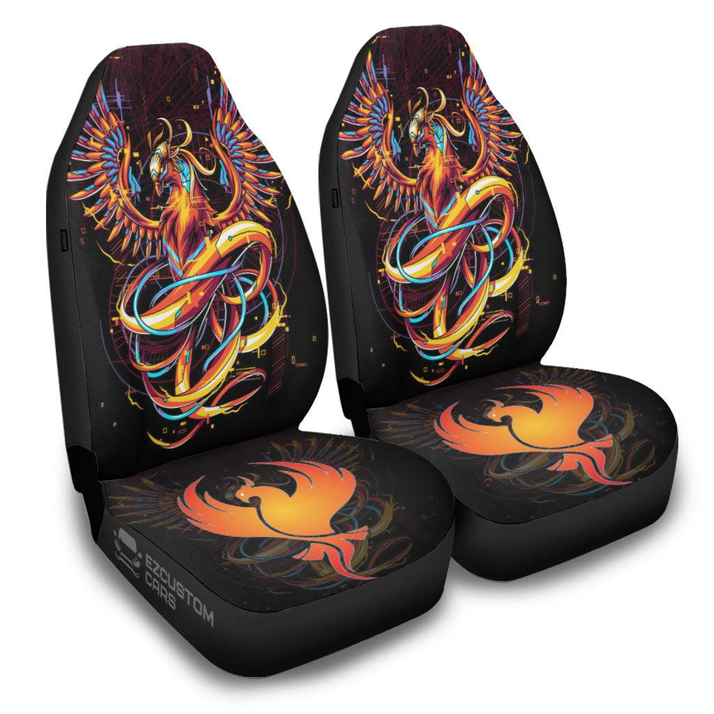 Phoenix Mythical Creatures Car Seat Covers Custom Car Accessories