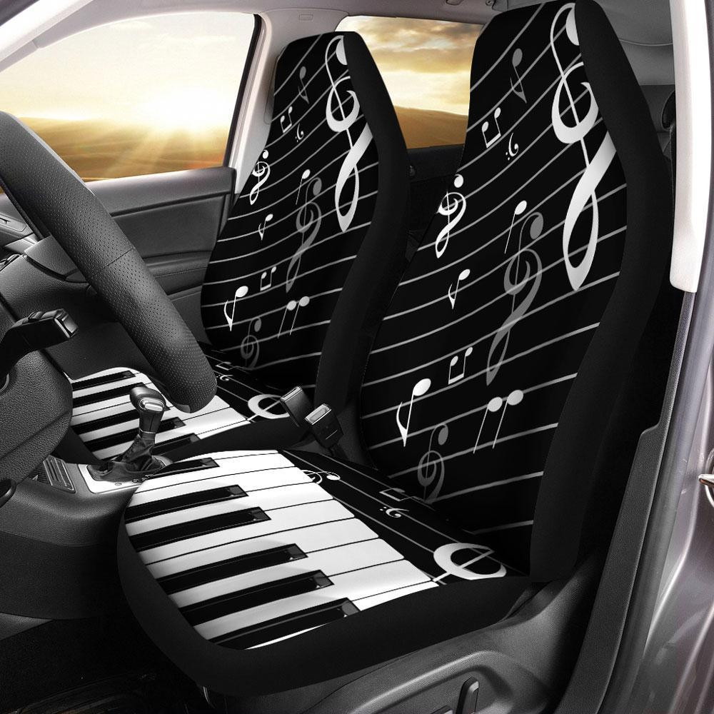 Piano Note Music Car Seat Covers