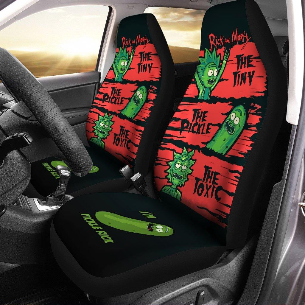Pickle Art Rick And Morty Car Seat Covers