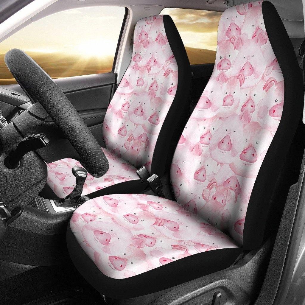 Pig Pattern Custom Car Seat Covers Decor
