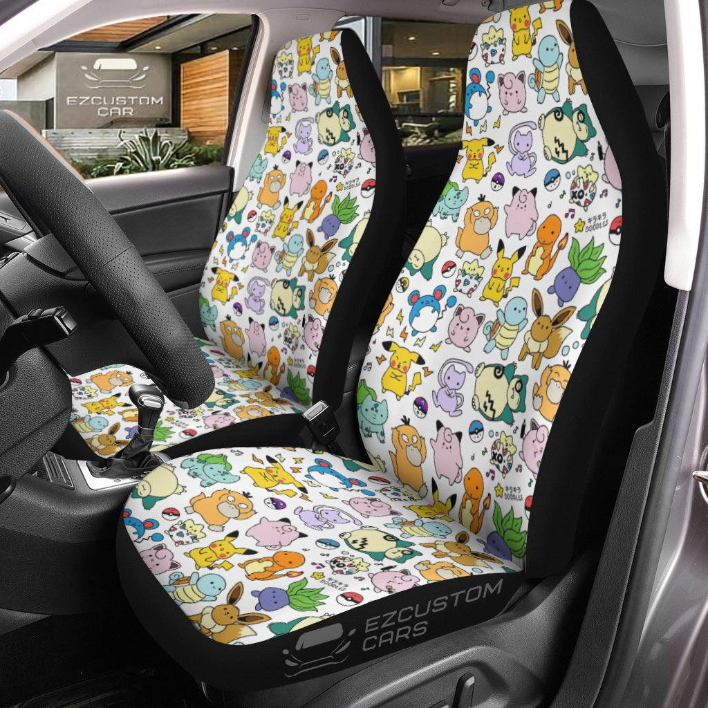 Pokemon Car Seat Covers Chibi