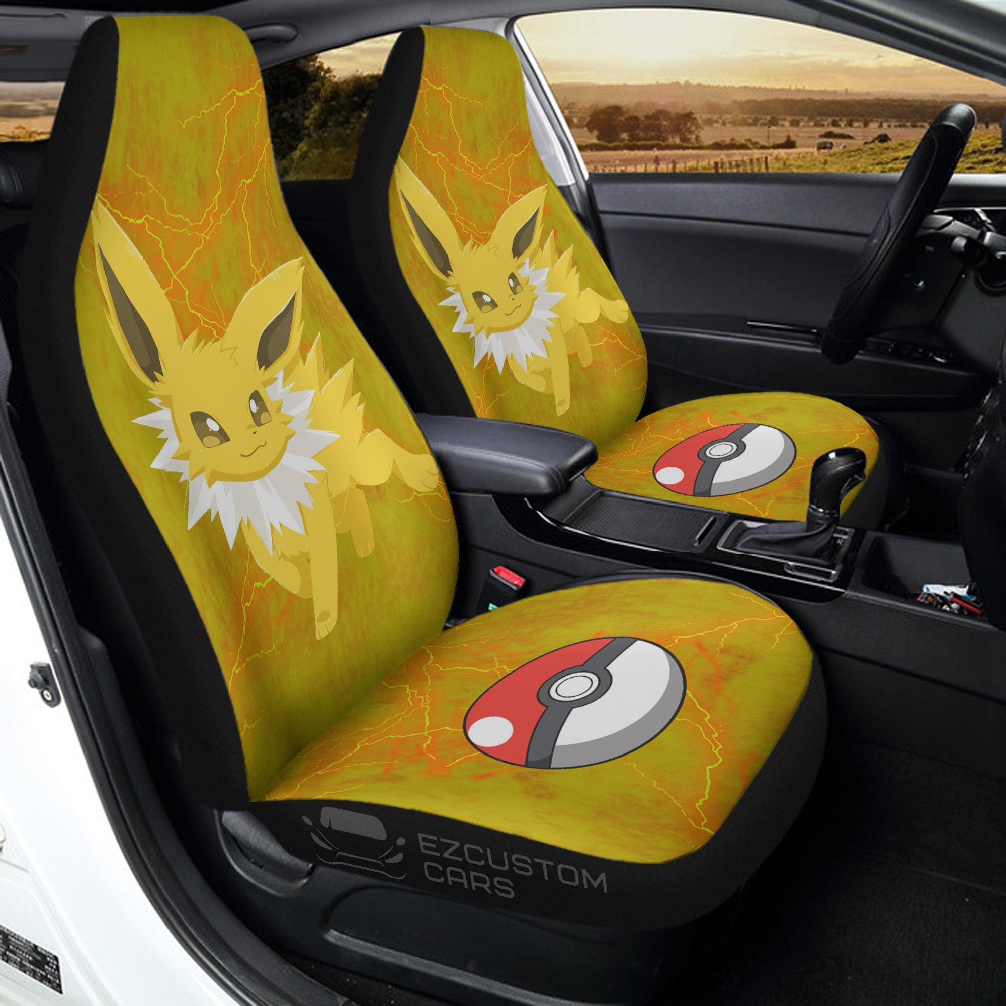 Pokemon Car Floor Mats Jolteon Electrifying