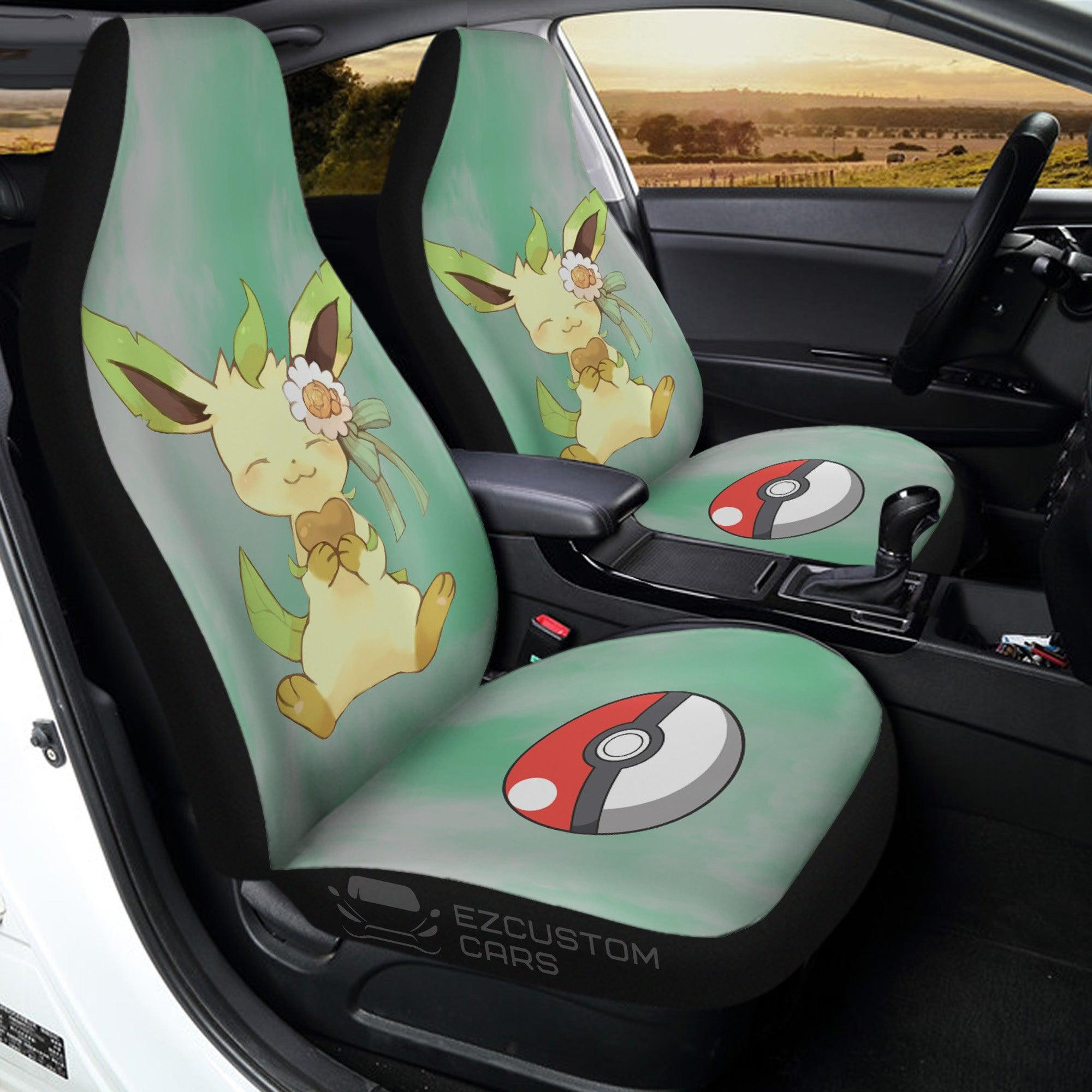 Pokemon Car Seat Covers Flareon on Fire