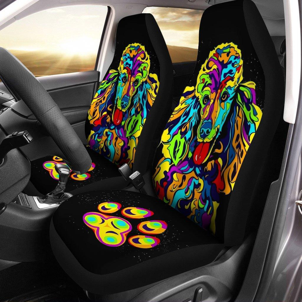 Chihuahua Abstract Custom Car Seat Covers