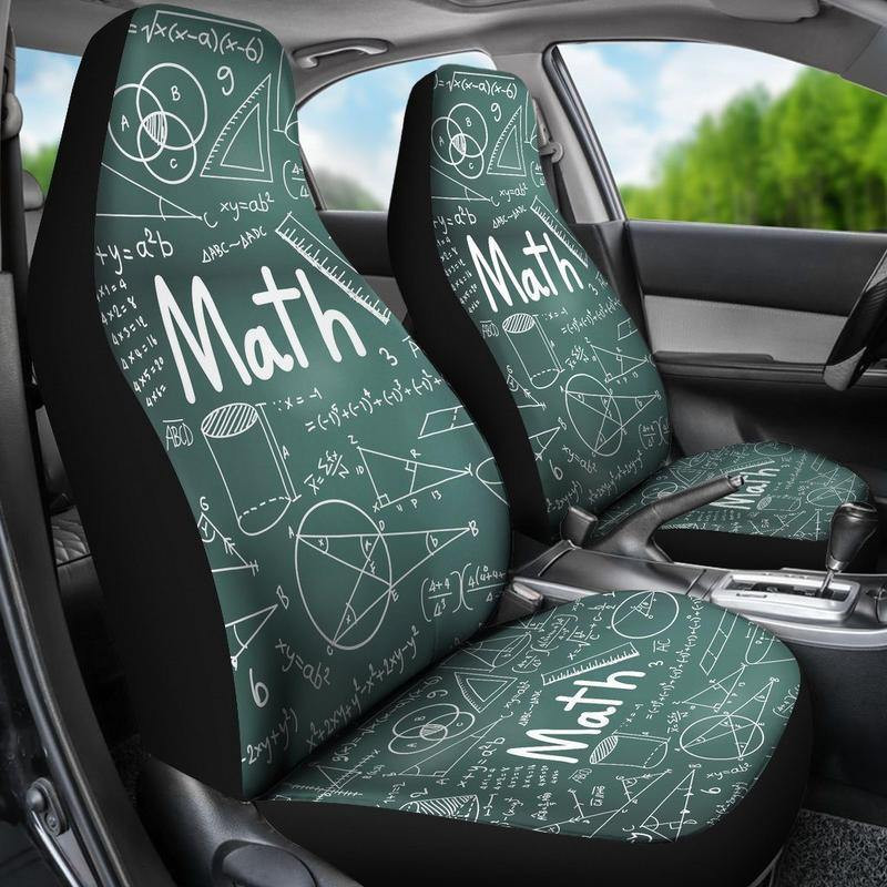 Proud Math Teacher Car Seat Covers Proud Math Teacher Car Seat Covers