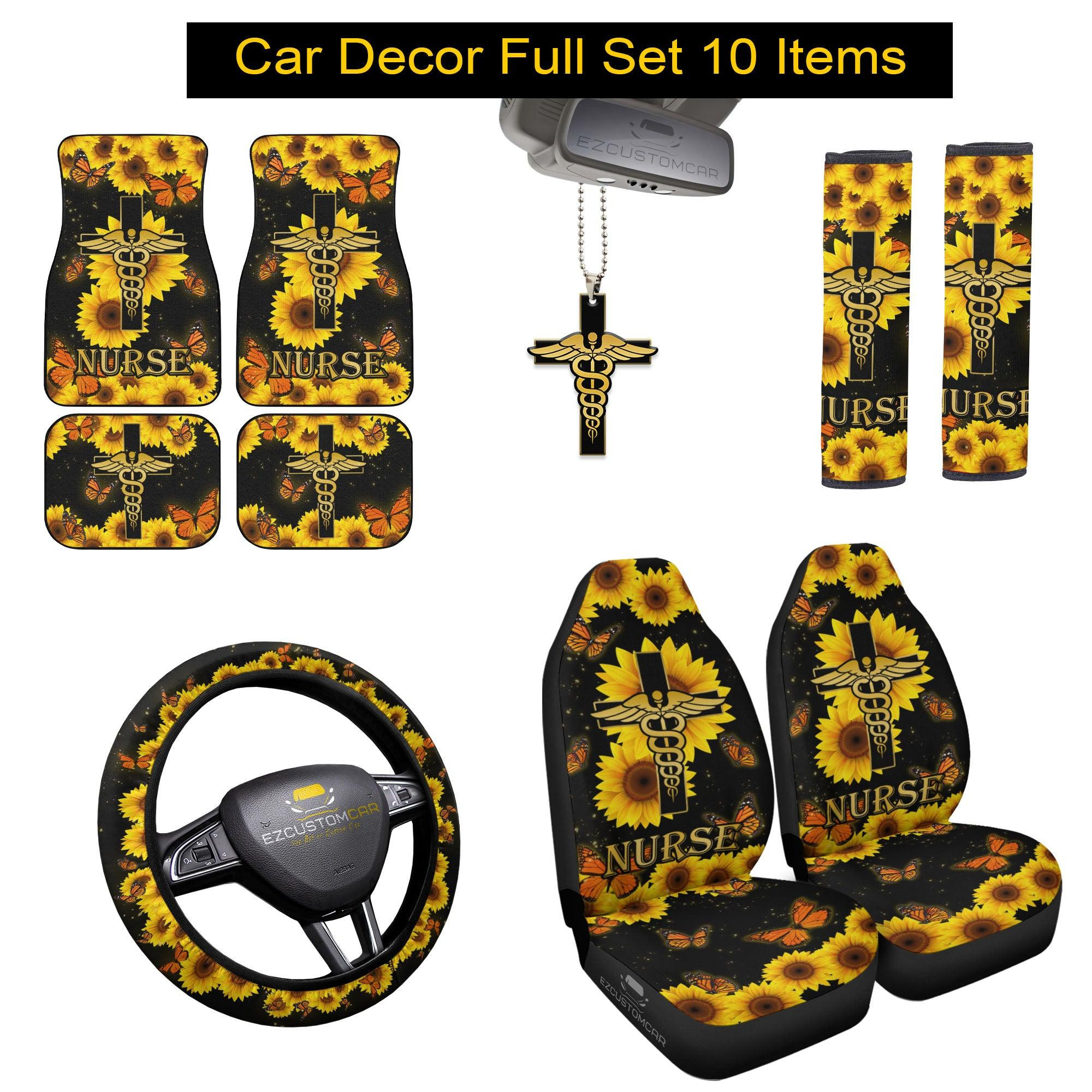 Proud Nurse Car Mats x Seat Covers Set