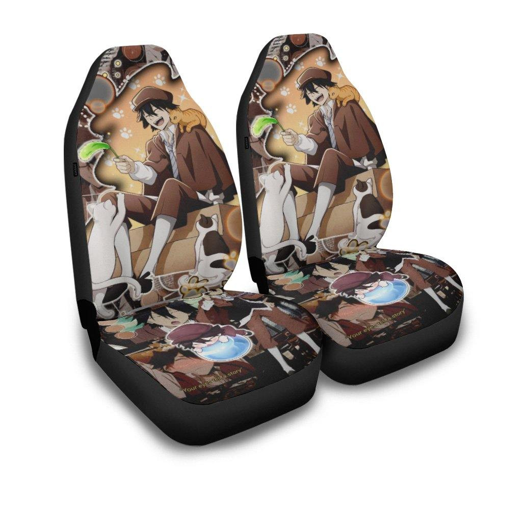 Ranpo Custom  Car Seat Covers Bungou Stray Dogs Anime