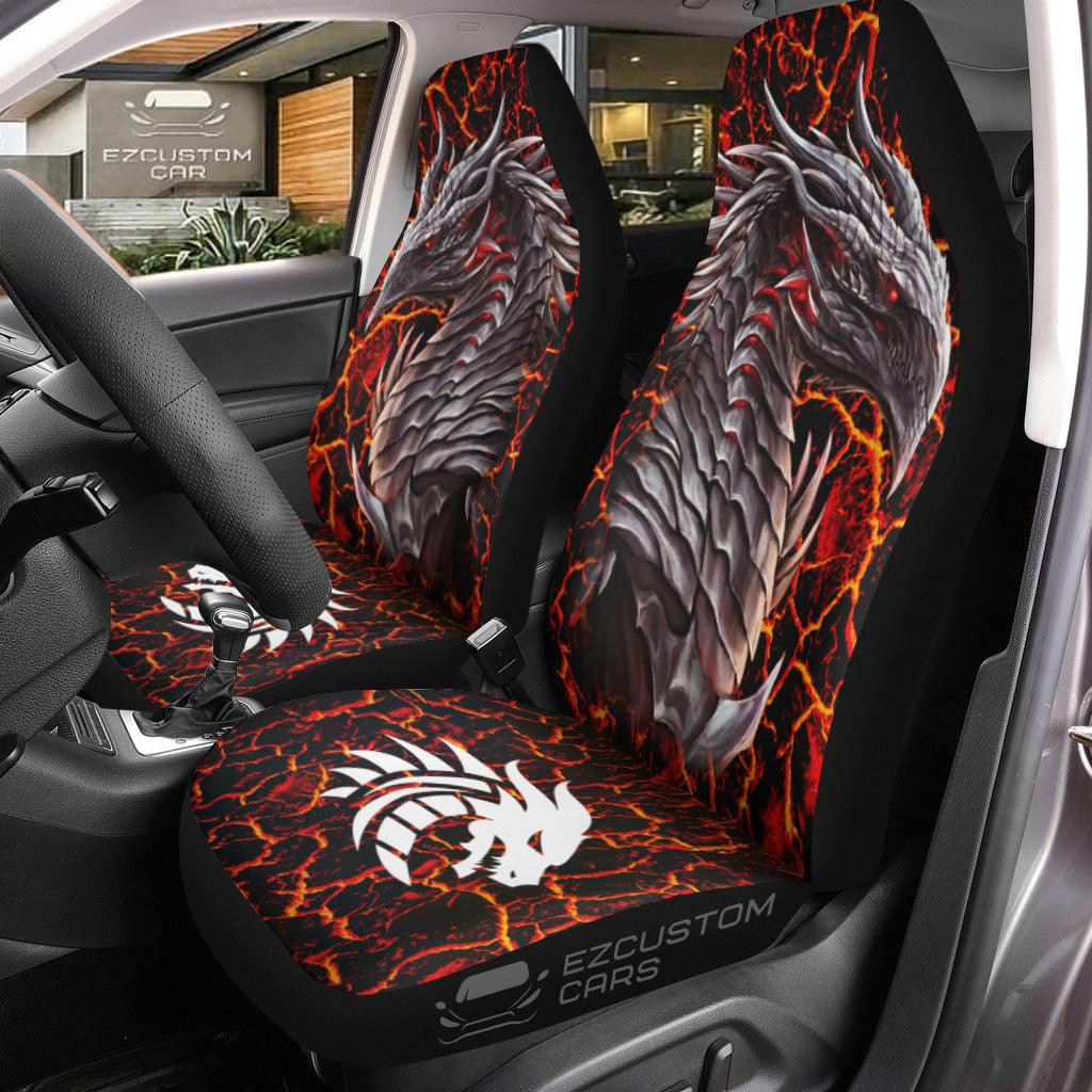 Purple Dragon Car Seat Covers Custom Dragon Car Accessories