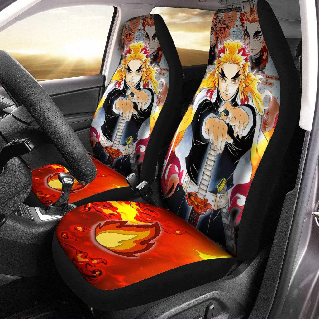 Rengoku Demon Slayers Car Seat Covers