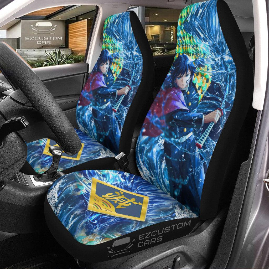 Rengoku vs Gyuu Tomioka Demon Slayer Car Seat Covers