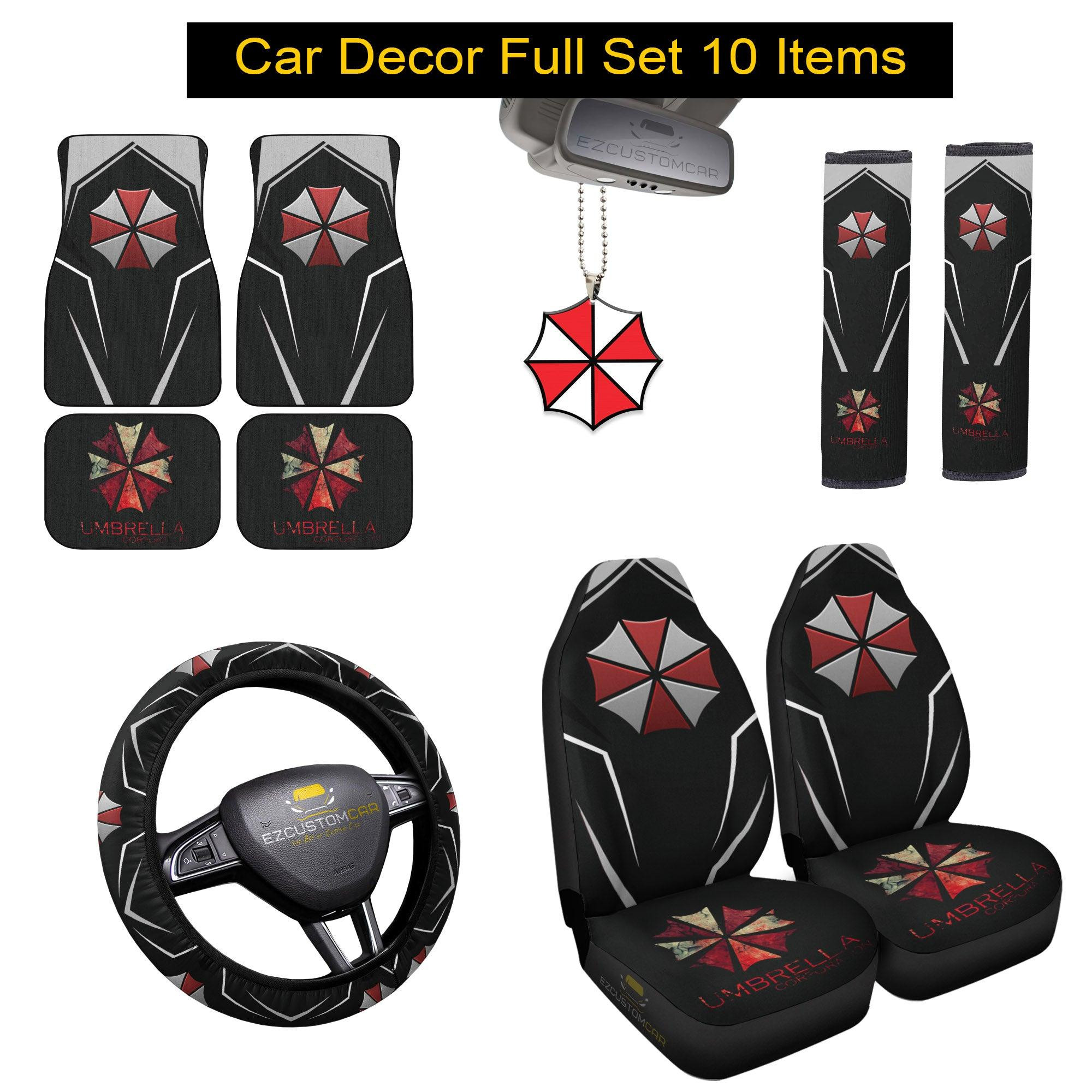 Resident Evil Umbrella Car Mats x Seat Covers