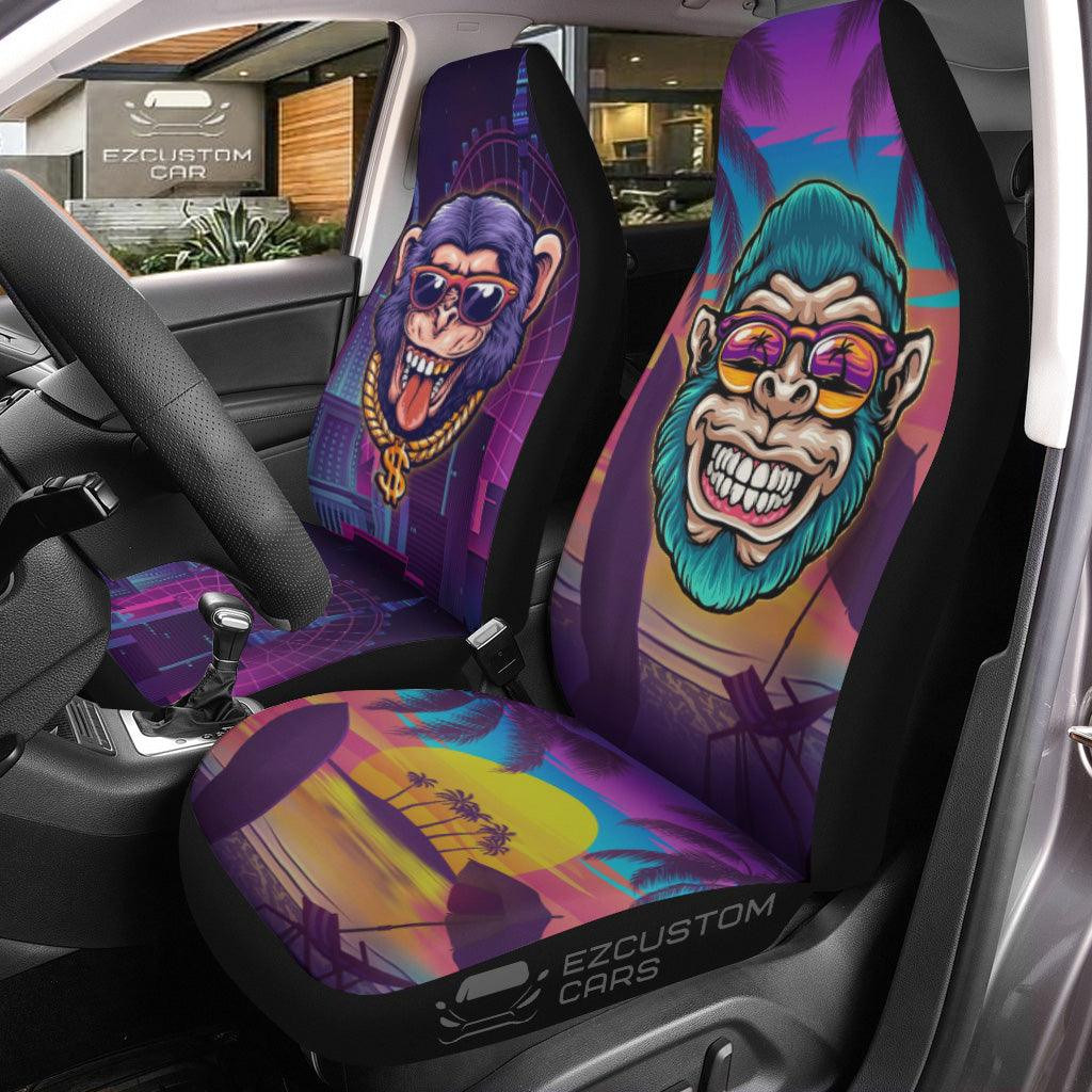 Rock Monkey Car Seat Covers Custom Animal Car Accessories