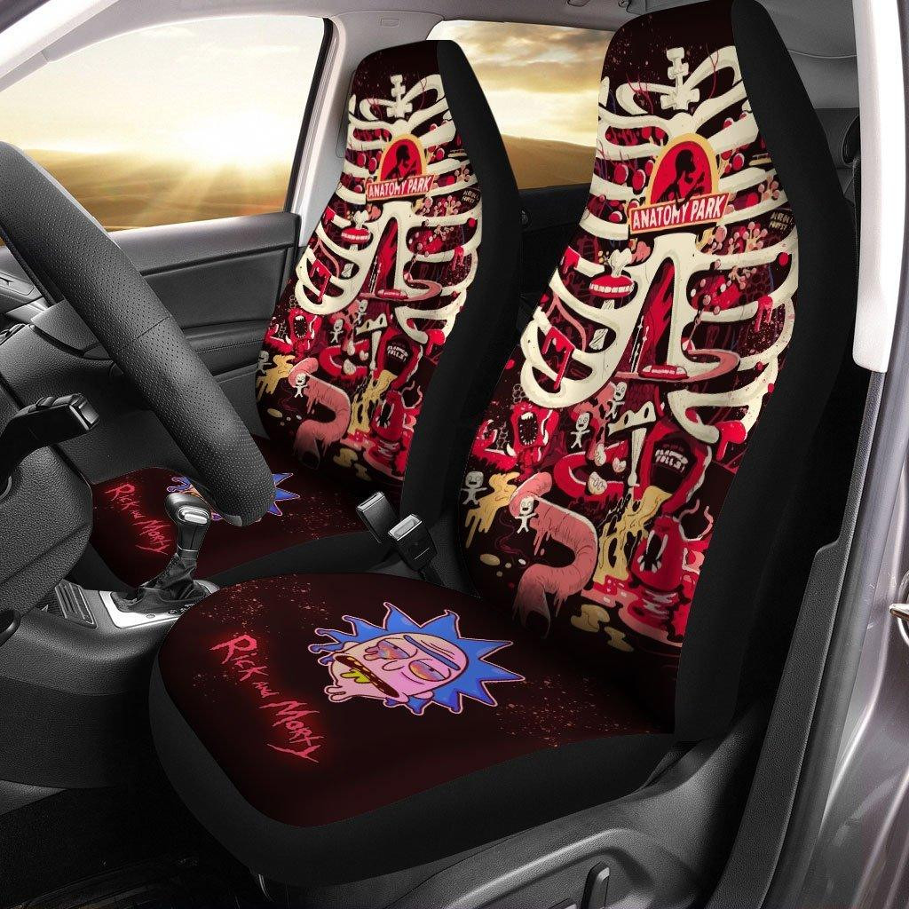 Rick and Morty In Anatomy Park Custom Car Seat Covers