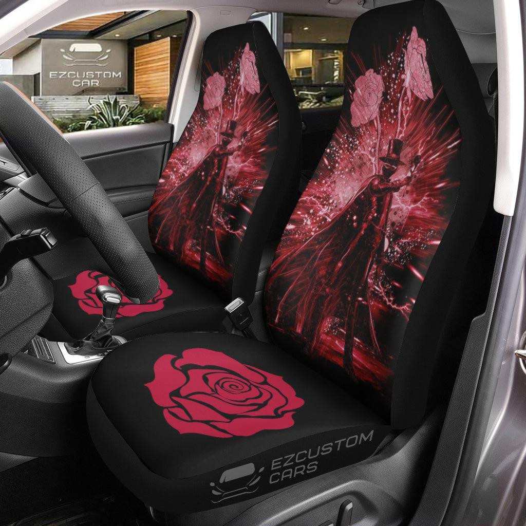 Sailor Moon Anime Car Floor Mats Car AccessoriesTuxedo Mask and Rose