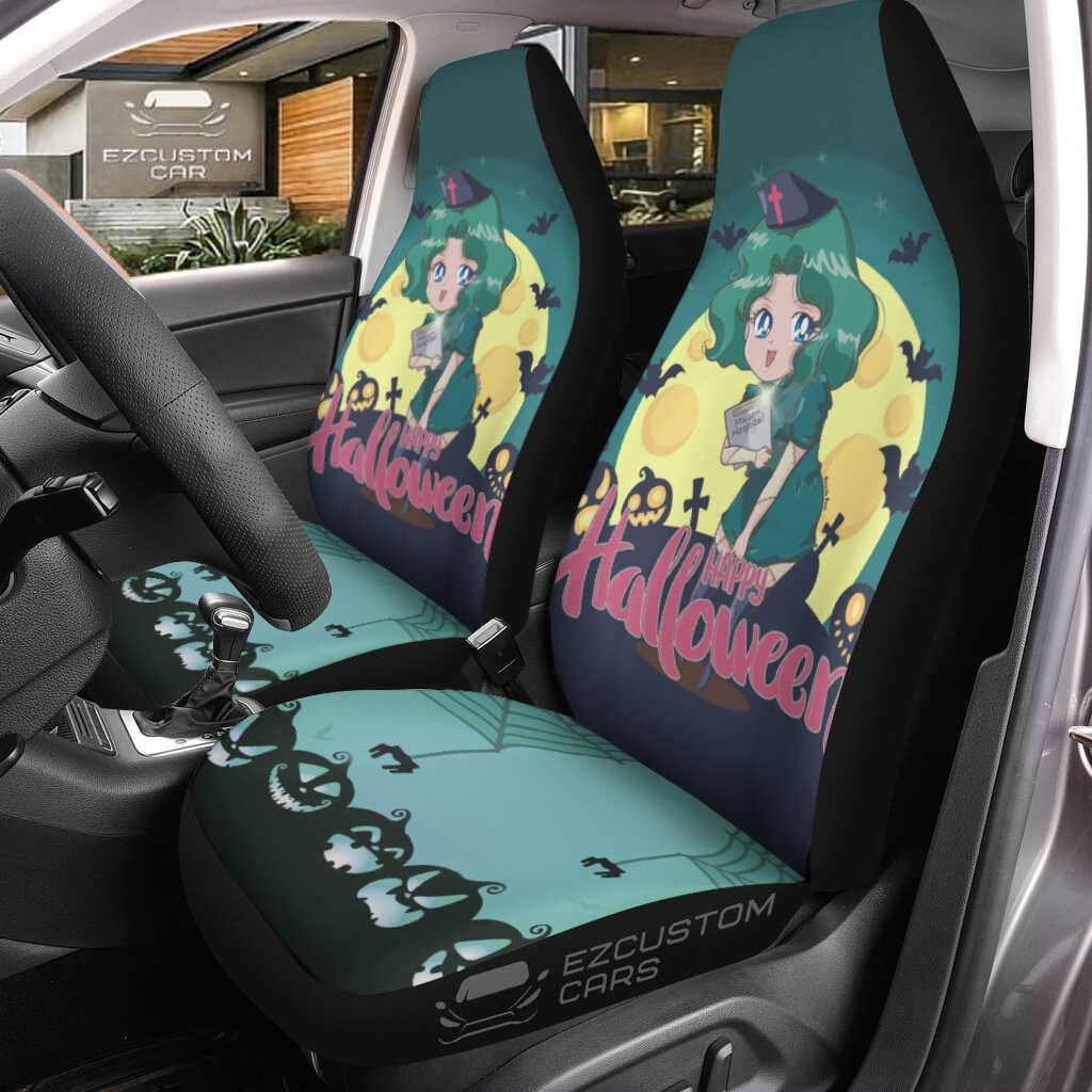 Sailor Moon Car Seat Covers Halloween Anime Car Decor Sailor Neptune