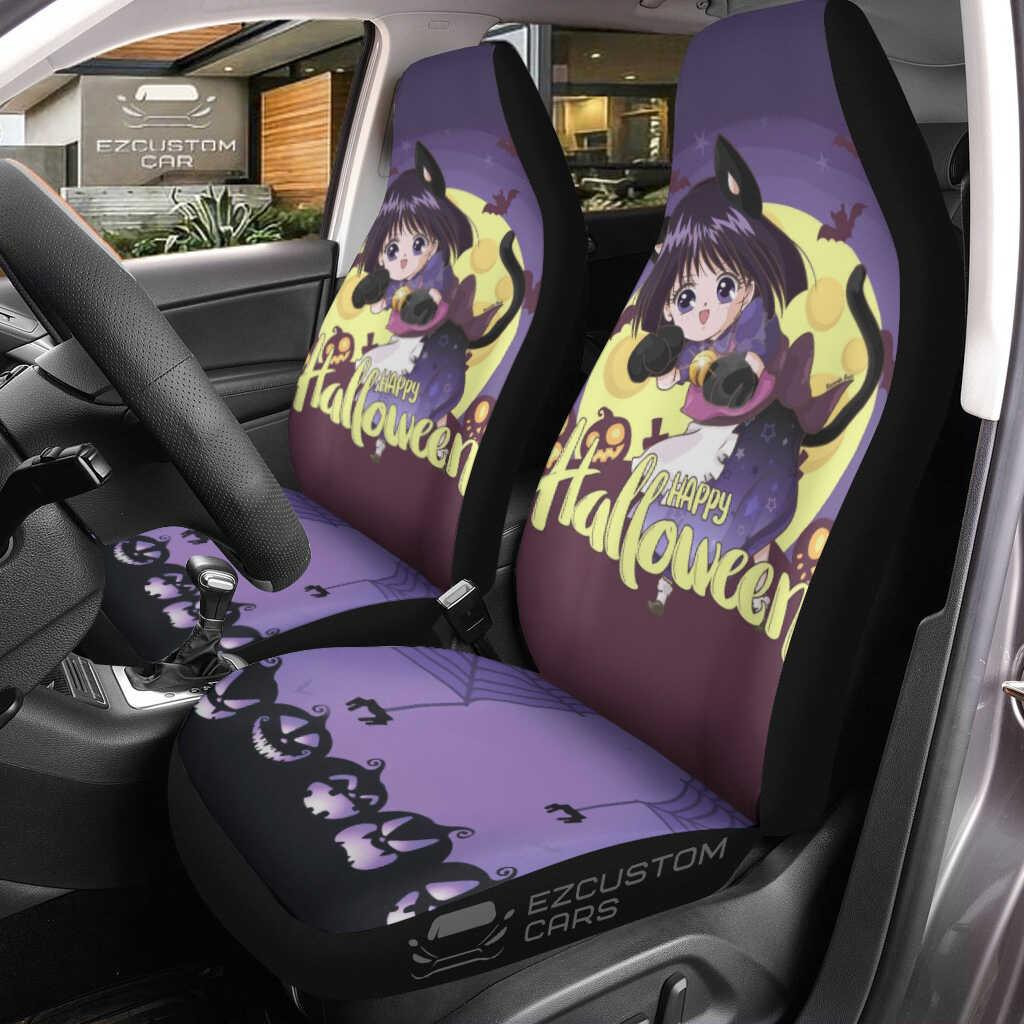 Sailor Moon Car Seat Covers Halloween Anime Car Decor Sailor Saturn