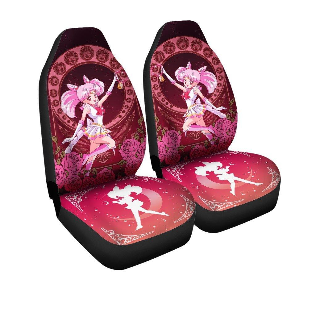 Sailor Moon Car Seat Covers Christmas Anime Car Decor Sailor Chibi Moon
