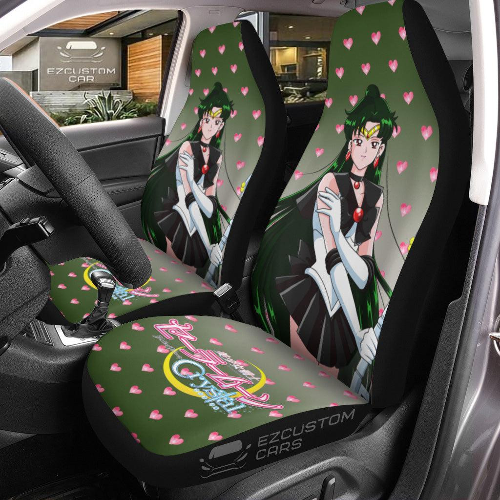Sailor Moon Anime Car Seat Covers Sailor Pluto and Symbol