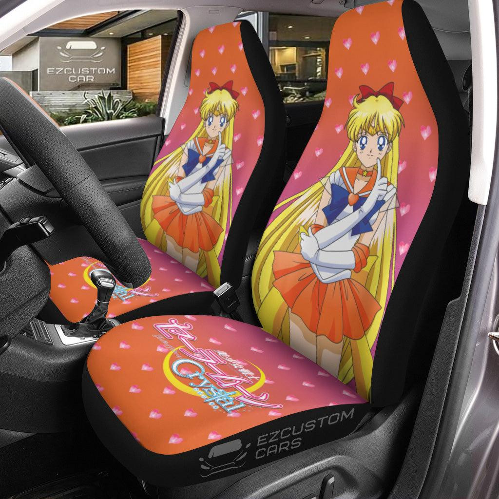 Sailor Moon Anime Car Seat Covers Sailor Venus and Symbol