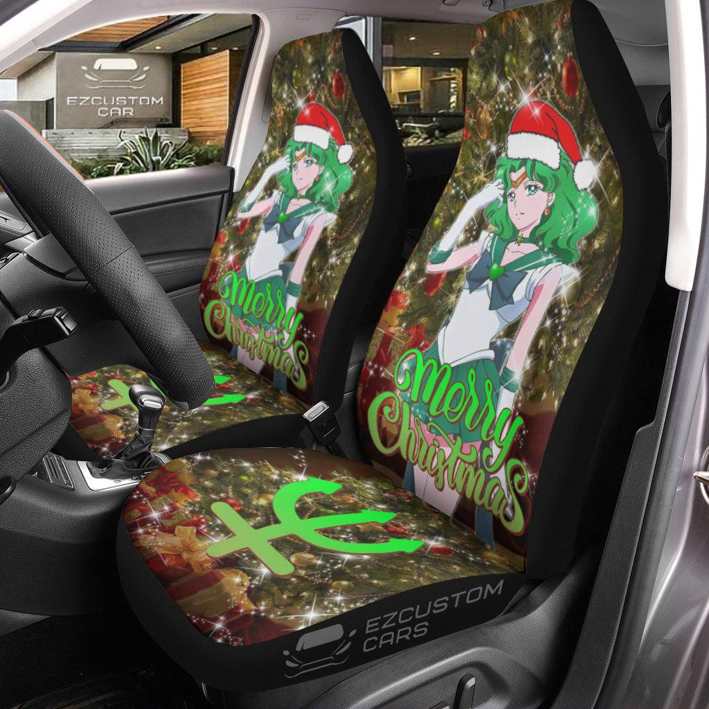 Sailor Neptune Christmas Seat Belt Covers Custom Sailor Moon Car Accessories