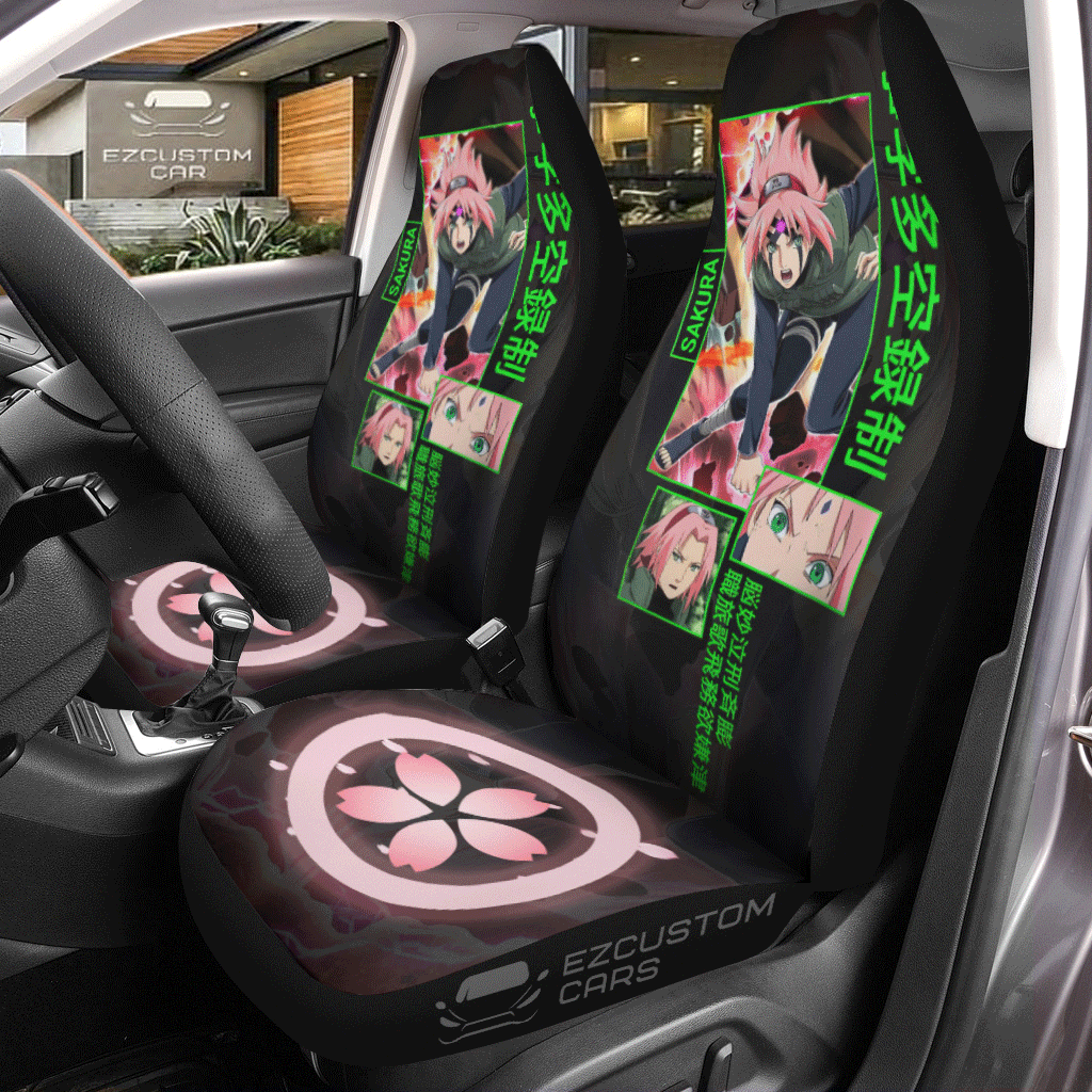 Sakura Car Seat Covers Naruto
