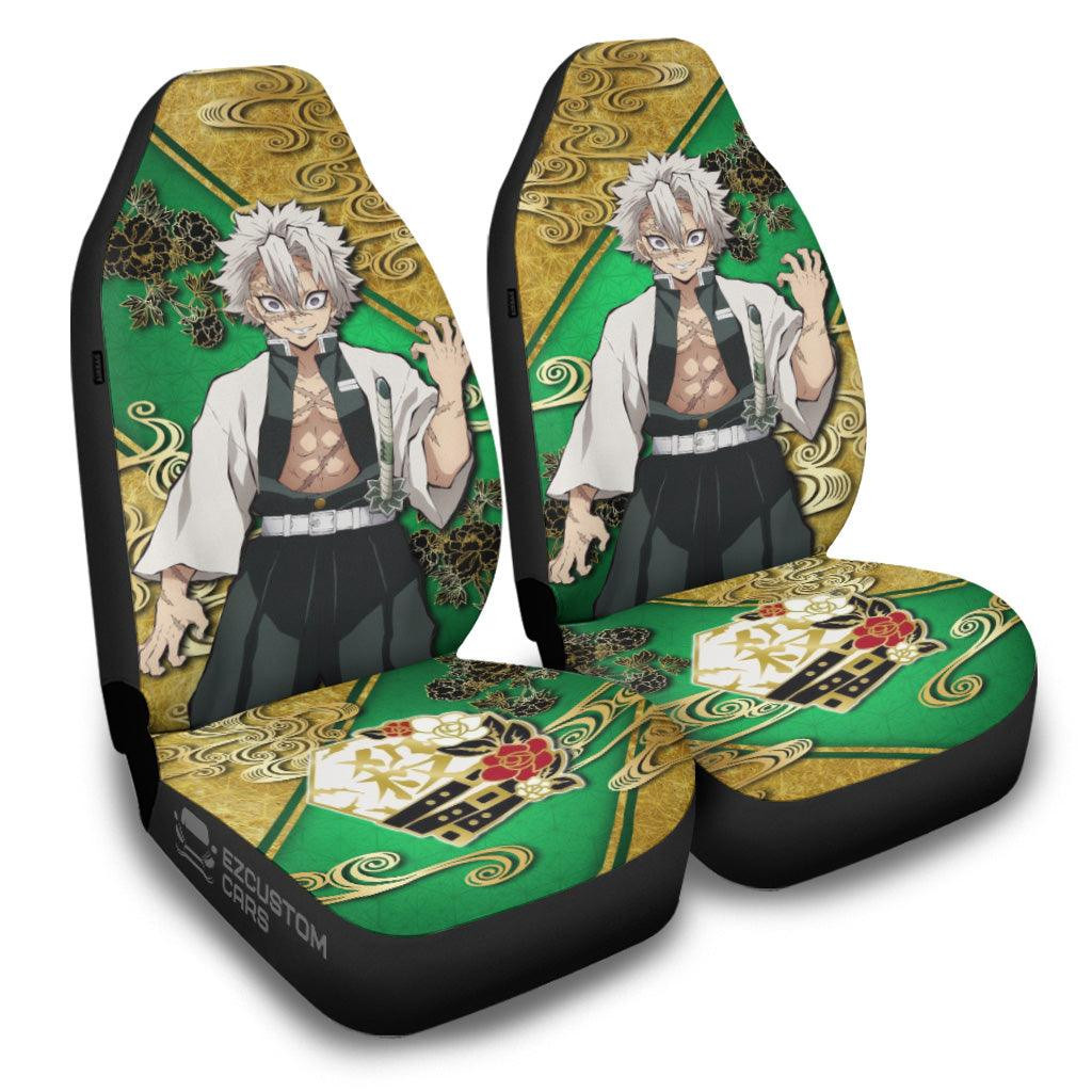 Demon Slayer Anime Car Seat Covers Sanemi Shinazugawa x Symbol